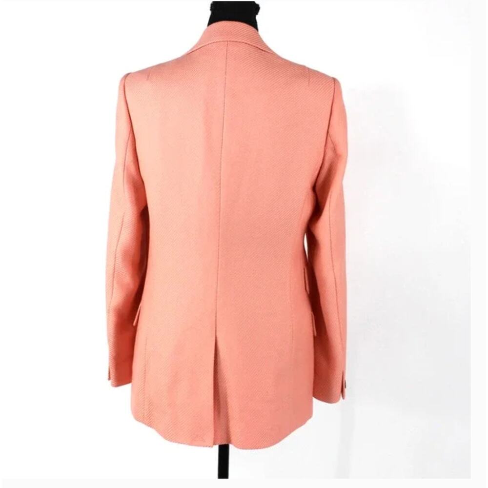 Reiss Logan Blazer 2 NWT Pink Jacket Academia Prep Career Old Money Luxury - Picture 10 of 12
